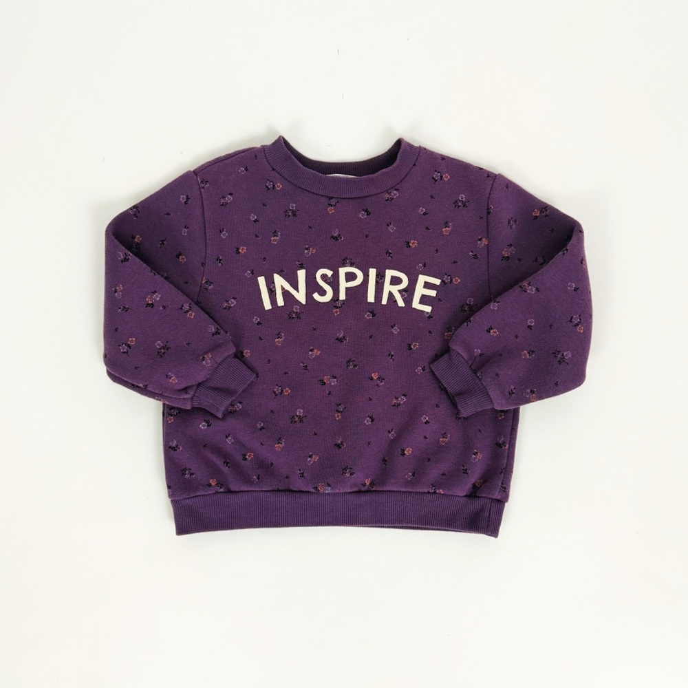 Printed Floral Sweatshirt | 2T